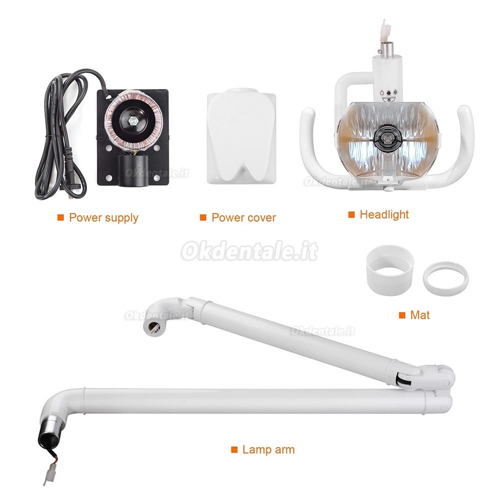 Lampada dentale orale da 50 W, lampade diagnostiche, a parete, a luce fredda
